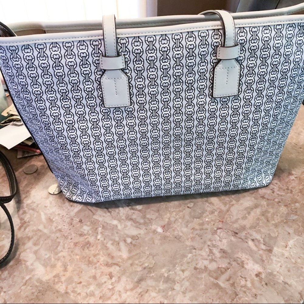 🖤Tory Burch Gemini Link Canvas Tote - Picture 3 of 5